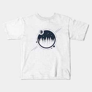 Forest. Geometric Style Kids T-Shirt